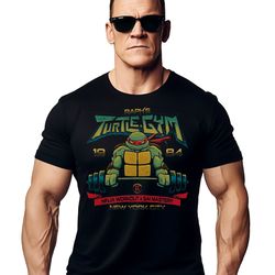 raphael gym t shirt for men, movie & cartoon themed workout training top perfect for fitness and pop culture fans gym sh