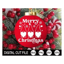 Christmas Gnome Svg, Christmas SVG, Merry Christmas Shirt, Gnomies Svg, Ornaments Cut file, Kids Christmas Gift, Png, Sv