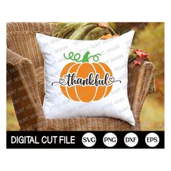 fall svg, thankful svg, thanksgiving svg, pumpkin svg, autumn cut file, thankful shirt, fall sign shirt, dxf, png, svg f