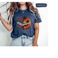 sorta sweet sorta spooky shirt, spooky season shirt, pumpkin shirt, spooky vibes shirt, spooky shirt, floral halloween s
