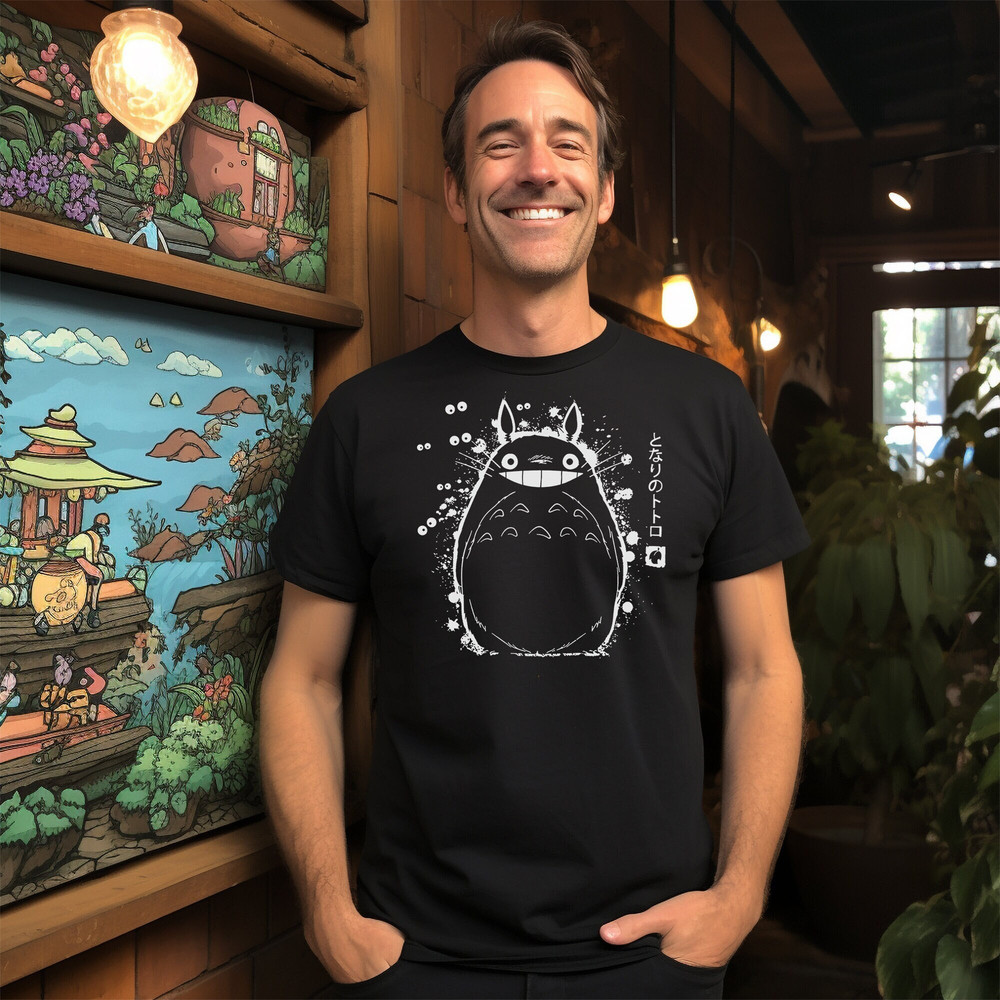 Inked Forest Creature T-shirt Japan Anime Movie Fan Tee Shirt Unisex Black Shirt - Anime T-shirt, Manga Shirt, Birthday Christmas Gift.jpg