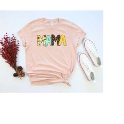 leopard print mama shirt, cheetah mama shirt for mother's day, gifts for mom, cute mama gift for mother's day, mama t sh