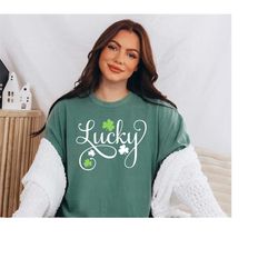 Retro St Patty's Day Comfort Colors Shirt, Lucky Script Shirt, Vintage St Patrick's Day Shirt, Day Drinking Shirt, Retro