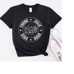 custom group shirt for camping group, personalized camp crew t-shirt for glamping group up to 5 names.