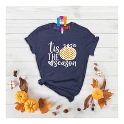 pumpkin season t-shirt, tis the season, thanksgiving shirt, cute fall shirt, gift for fall season, autumn shirt, pumpkin