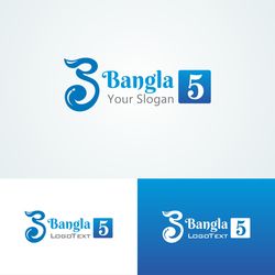 bangle 5 logo design template 19