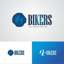 bikers logo design template 20