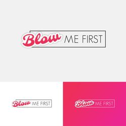 blow me first logo design template 22