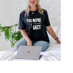 funny serial killer t-shirt for true crime fan, you inspire my inner gacy, inspirational murderer tee for serial killer