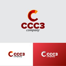 ccc3 company logo text logo design template 30
