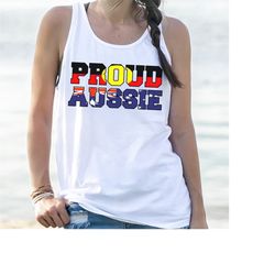 proud aussie flags singlet, australia day tank top, australian flag. australian pride. australia day shirt