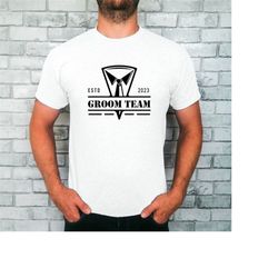 Groom Team Distinguished T-shirt, Bachelor Party Shirt, Groom Crew Tee, Groom To Be, Stag Do, Bucks Party.
