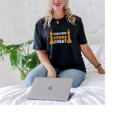 cheaters gonna cheat chess shirt, hans v magnus, chess cheating scandal, team magnus, team hans