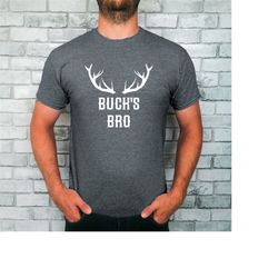 buck's bro stag t-shirt, bachelor party shirt, groom crew tee, groom to be, stag do, bucks party.
