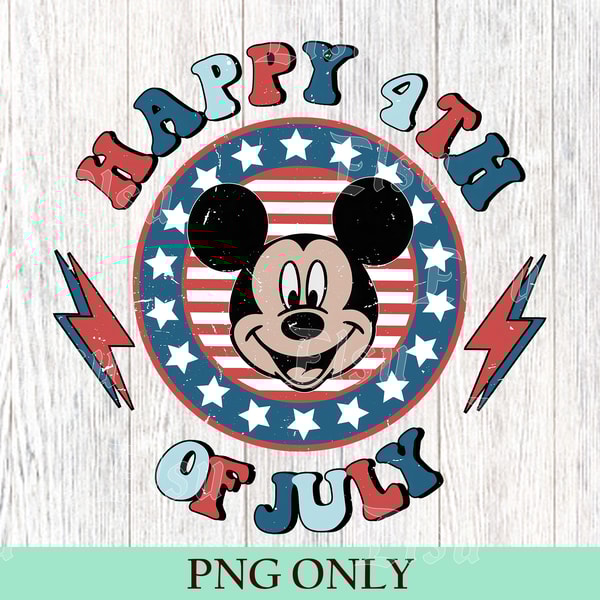 Disney 4th of July PNG, Disney Patriotic PNG, Disney America - Inspire ...