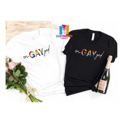 lgbtq engagement party t-shirt, gay lesbian engagement gifts, rainbow shirt, engagement party shirt, engayged shirt, gay