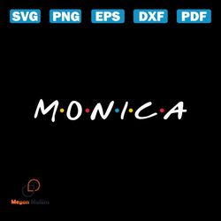 monica geller friends svg