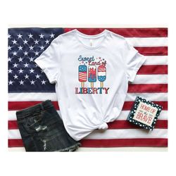 Sweet Land Of Liberty T-shirt, 4th Of July Shirt, Freedom Shirt, Independence Day, Patriotic Shirt, USA Shirts, Memorial
