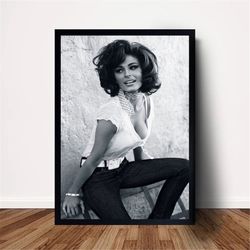 sophia loren movie star poster canvas wall art home decor (no frame)