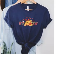 pooh valentine shirt, winnie the pooh valentine shirt, disney valentines shirt, disney love shirt, disney couple shirt,
