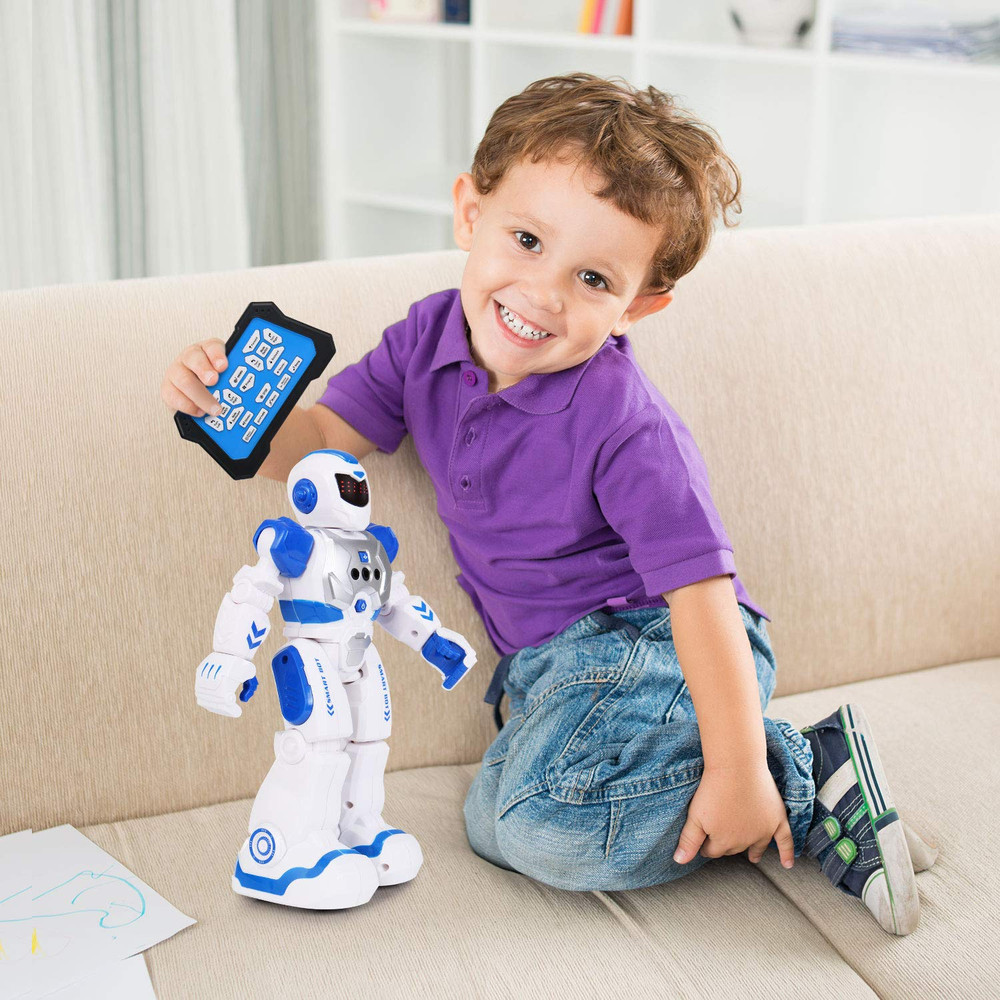 Blue Smart Robotic Toy for Kids, Talks and Dances 1