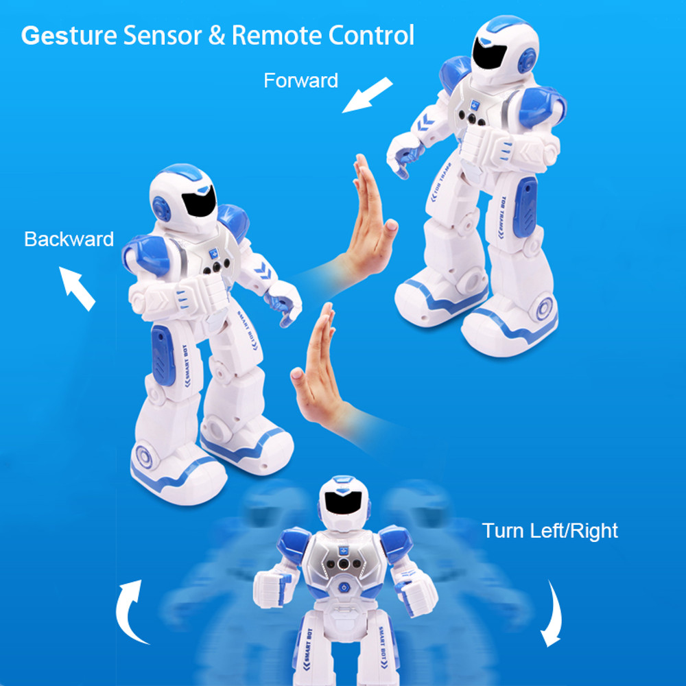 Blue Smart Robotic Toy for Kids, Talks and Dances 2