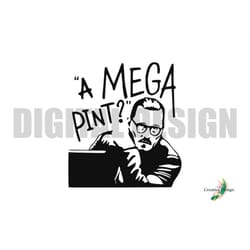 mega pint beer design digital svg png cricut silhouette trial