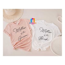 wedding party family t-shirt, mother of the bride shirt, mother of the groom shirt, custom family shirts, wedding party