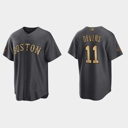 men's rafael devers boston red sox charcoal mlb all-star game replica jersey