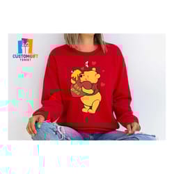 bee mine sweatshirt, winnie the pooh shirt, happy valentines day, love tee, heart shirt, disney couple shirt, love gift,