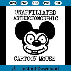 Unaffiliated Anthropomorphic Cartoon Mouse svg, Cartoon Svg, Mickey Mouse Svg, Animal Svg, Cute Svg, Adorable Svg, Carto
