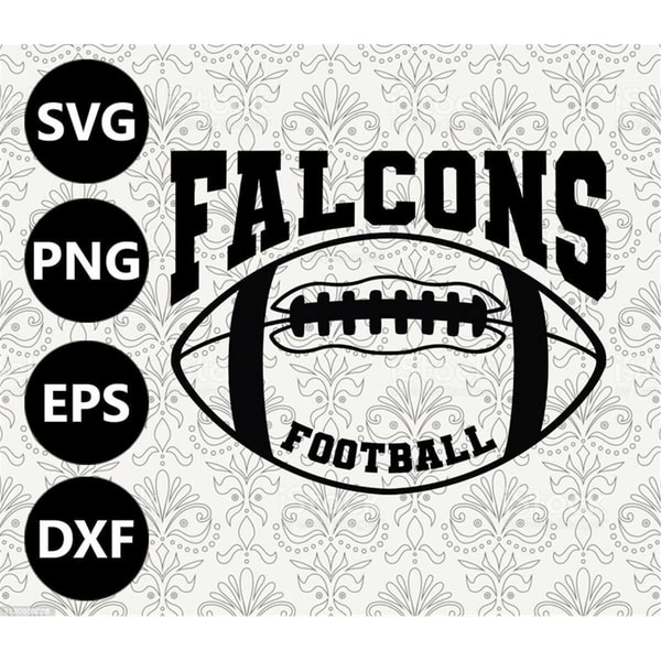 Falcons Vector File Falcons Football Silhouette Team Clipart vector svg file for | Inspire ...