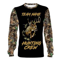best deer hunting clothing camo deer hunting shirt custom name for hunting crew, hunting team &8211 iph2451