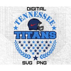 Titans Football Svg