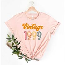 22nd birthday shirt, vintage 1999 shirt, 22nd birthday gift for women, 22nd birthday gift for men, 22nd birthday gift, 1