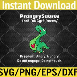 prangrysaurus definition funny dinosaur t rex mom svg, eps, png, dxf, digital download