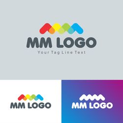 mm logo design template 62