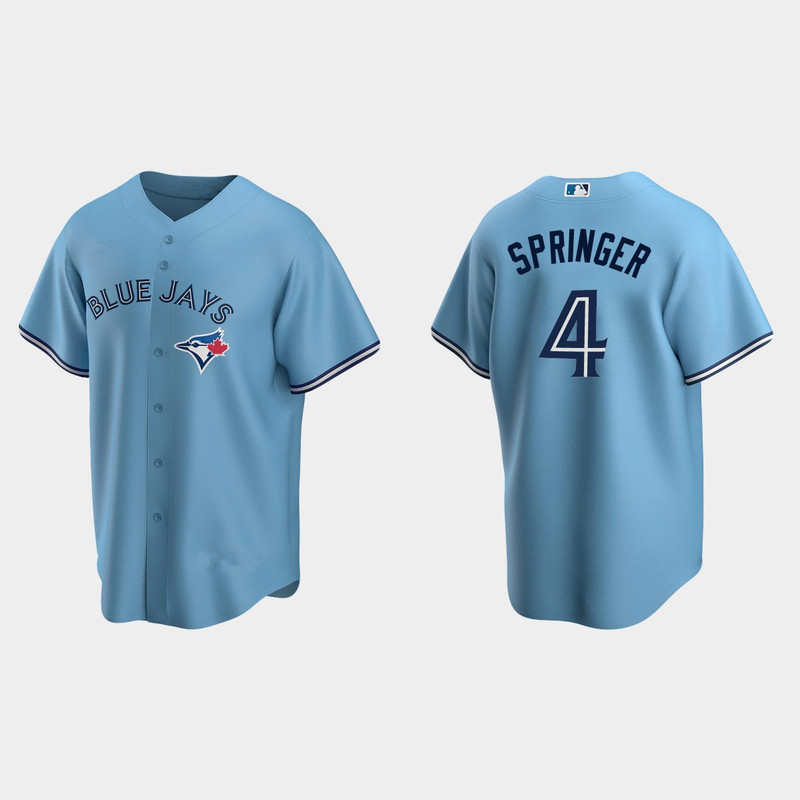 George Springer Toronto Blue Jays Replica Alternate Powder Blue Jersey.jpg
