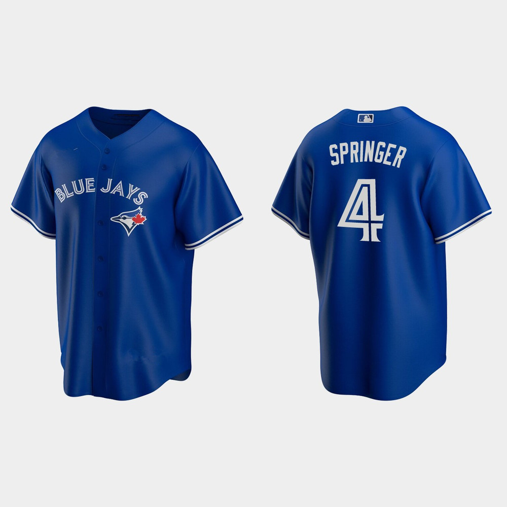 George Springer Toronto Blue Jays Replica Alternate Royal Jersey.jpg