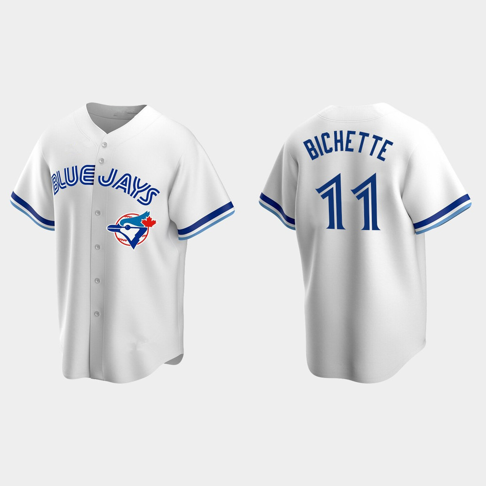 Men's Bo Bichette Toronto Blue Jays Cooperstown Collection Home White Jersey.jpg