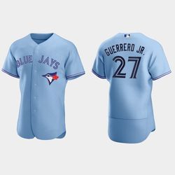 men's vladimir guerrero jr. toronto blue jays alternate light blue jersey