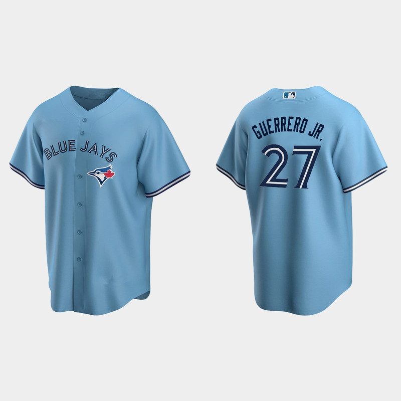 Vladimir Guerrero Jr. Toronto Blue Jays Powder Blue Replica Alternate Jersey.jpg
