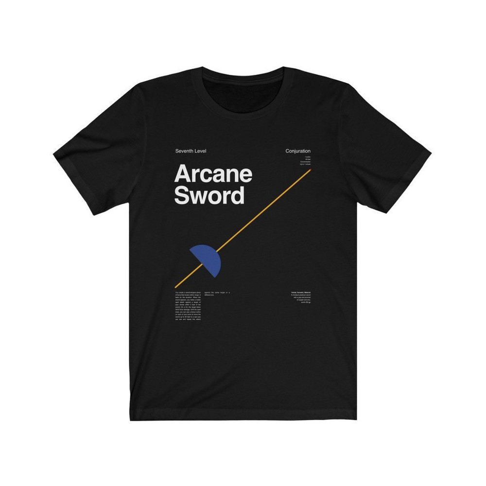 Arcane Sword T-Shirt  DND Gifts  Dungeons and Dragons  D&D  Dungeon Master.jpg
