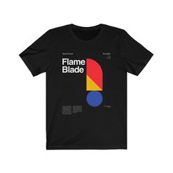 flame blade t-shirt   dnd gifts  dungeons and dragons  d&d  dungeon master