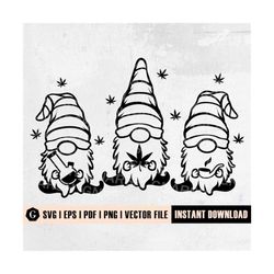 cannabis gnomes svg | christmas weed | marijuana leaf | smoking bong joint cannabis marijuana blunt 420 xmas svg files f