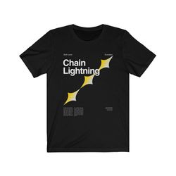 chain lightning t-shirt  dnd gifts  dungeons and dragons  d&d  dungeon master