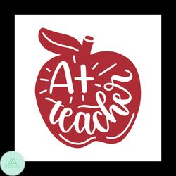 A Plus Teacher Apple, Teachers Day Decoration Svg