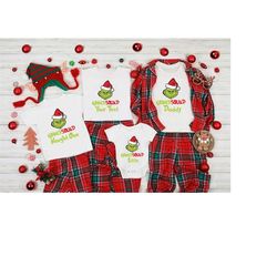grinch squad shirts for family,custom family matching tee,funny xmas pajama,grinch shirt,grinch gift,custom christmas sh