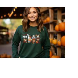 halloween coffee sweatshirt,fall coffee sweatshirt,halloween crewneck,pumpkin spice shirt,coffee lover shirt,halloween s