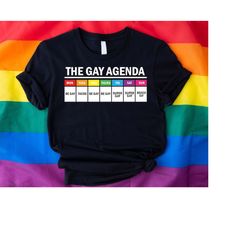 the gay agenda shirt,gay shirt,lgbt shirt,bisexual shirt,lesbian shirt,vintage shirt,lgbt gift,pride rainbow shirt,funny